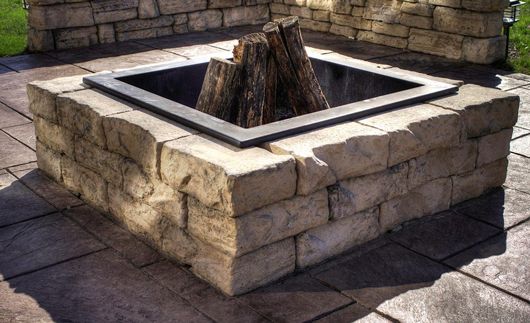 Rosetta Fire Pit Kodah Gray Lurvey Landscape Supply